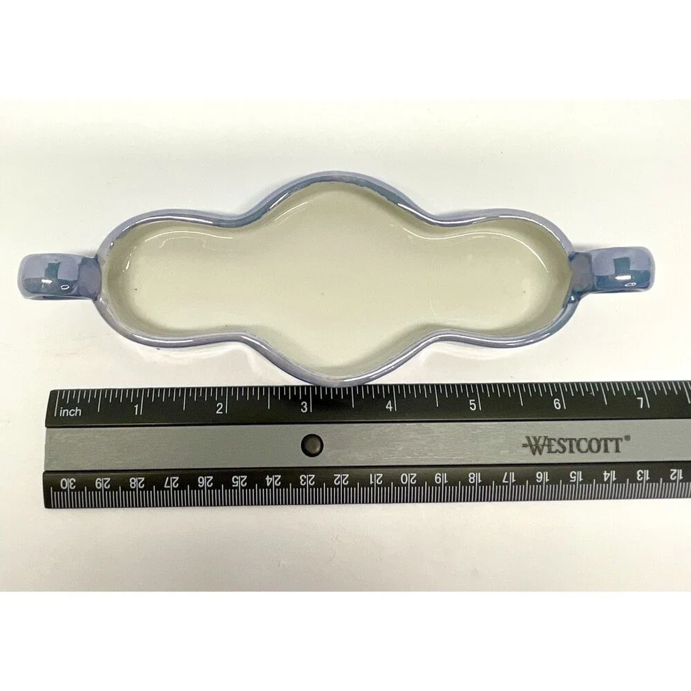 Mini Vintage Noritake Japan Luster Condiment Set Salt Pepper Mustard on Tray